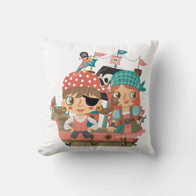 Almofada Girly Pirates (Frente)