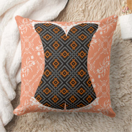 Almofada Girly Time Corset Geo forma Travesseiro decorativo