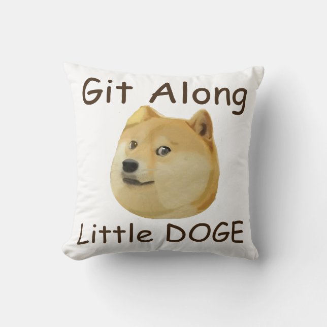 Almofada Git ao longo do DOGE pequeno (Frente)