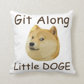 Almofada Git ao longo do DOGE pequeno