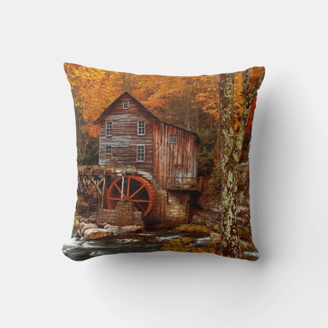 Almofada Glade Creek Grist Mill (Frente)