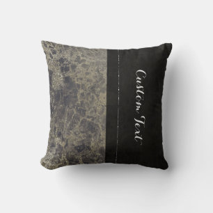 Almofada Glam Mármore Granito Brilho Elegante Estilo Design