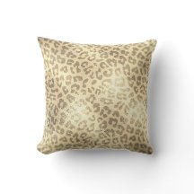 Glam Sepia Dourado Animal Lampart Skin Luxury