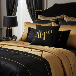 Almofada Glamour dourado personalizado