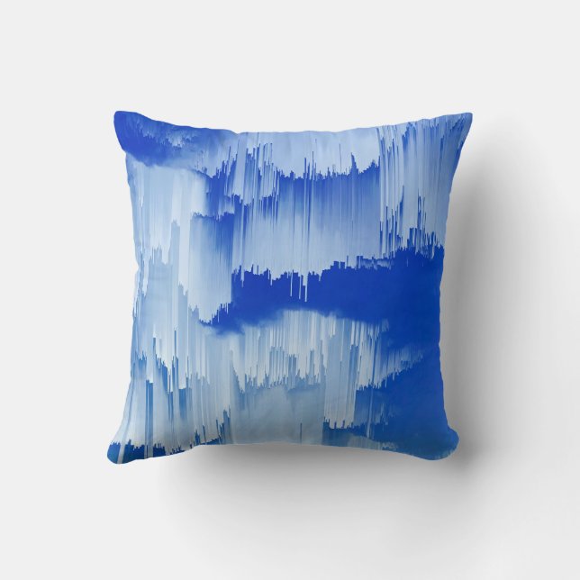 Almofada Glitch Sunset Landscape Decor (Verso)