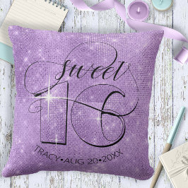 Almofada Glitter e Shine Sweet 16 Violet ID675