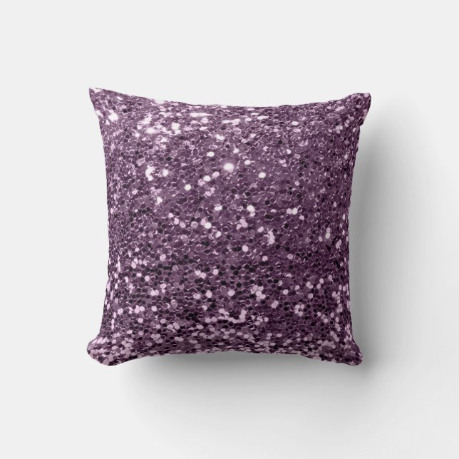 Almofada Glitter Glam Fashion Sequin Violet Lavanda Amety (Frente)