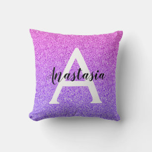 Almofada Glitter Purple Glitter Glitter Gelado Girassol Mon