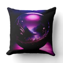 Globo Puro Transparente com Paisagem Montanhosa