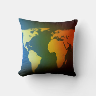 Almofada Globo terrestre dia e noite