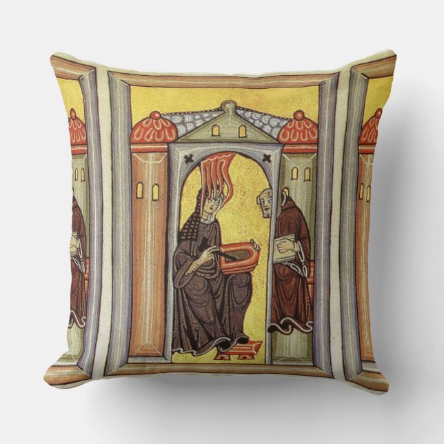 Almofada glória a hildegard de bingen (Frente)
