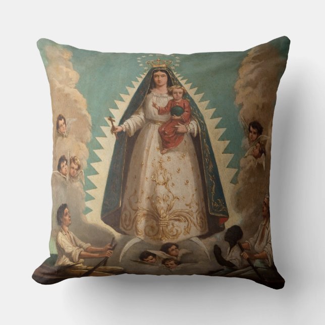 ALMOFADA GLÓRIA À NOSSA SENHORA DE CARIDADE (Frente)