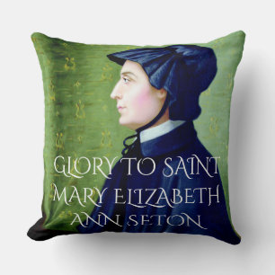 ALMOFADA GLORY TO SANTO MARY ANN ELIZABETH SETON