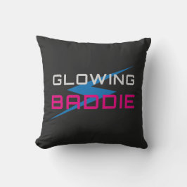 Almofada Glowing Baddie Neon Aesthetic