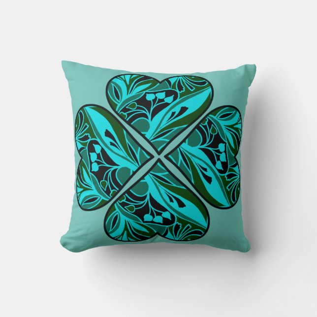 Almofada Glückliches Kleeblatt  (Frente)