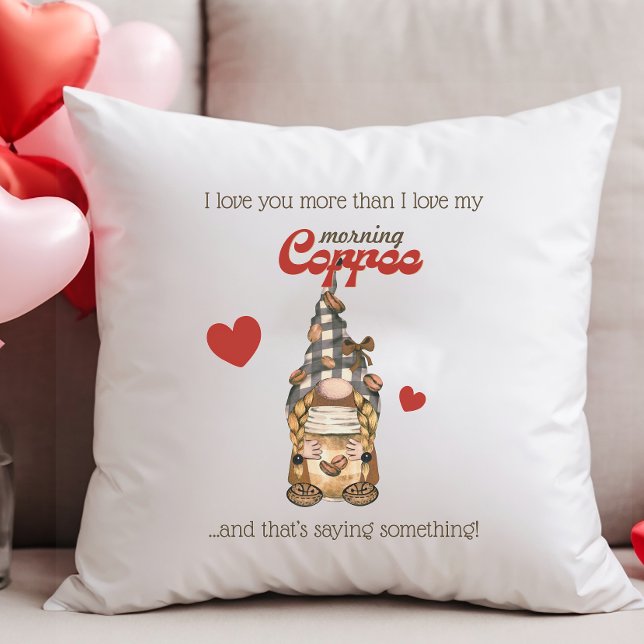 Almofada Gnome Engraçado Dia de os namorados Engraçado Pres (Criador carregado)