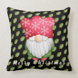 Almofada Gnomo da árvore personaliza texto e cor 20"X20"