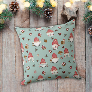 Almofada Gnomos de Natal Nórdicos Suaves