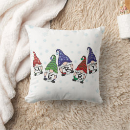 Almofada Gnomos dispersos por feliz