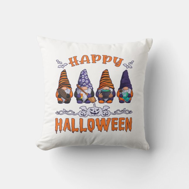 Almofada Gnomos do Halloween (Frente)