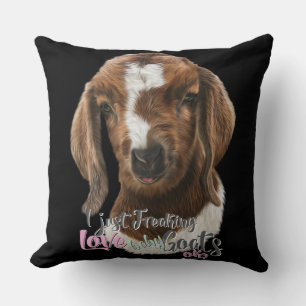 Almofada GOAT AMVE   Eu apenas assusto amor bebezinho OK