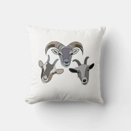 Almofada Goat Animal Funny Goat