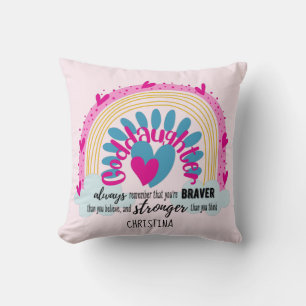 Almofada Godchild Gift Incentivo Motivacional NOMEADO
