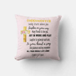 Almofada Godchild Gift Incentivo Motivacional NOMEADO