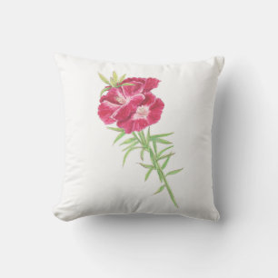 Almofada Godetia e travesseiro decorativo de Cornflower