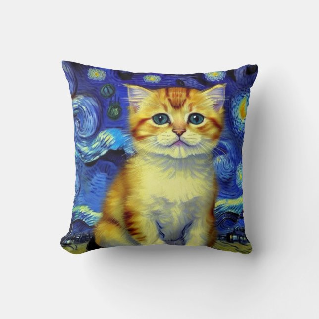 Almofada Góh Góh Frio Cote Starry Night Van Gogh (Frente)