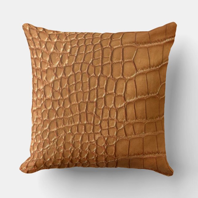 Almofada Gold leather texture luxury  (Frente)