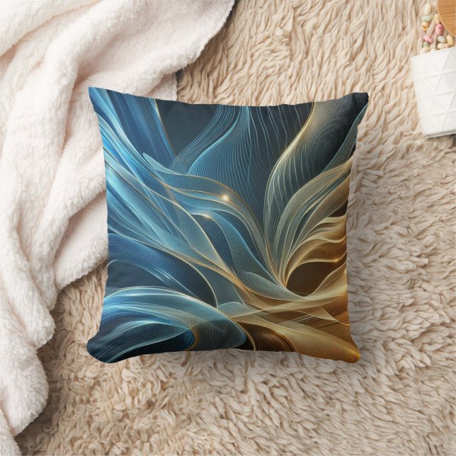 Almofada Golden Blue (Cobertor)