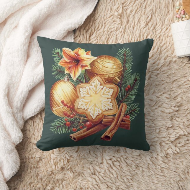 Almofada Golden Christmas Star with Cinnamon (Cobertor)