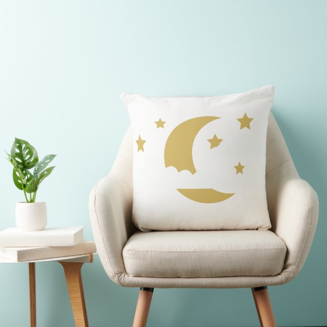 Almofada Golden Crescent Moon Pillow (Cadeira)