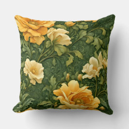 Almofada Golden Foral Tapestry
