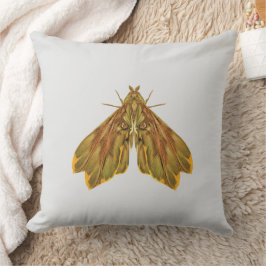 Almofada Golden Forest Moth – Surreal Nature Form