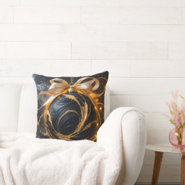 Almofada Golden Ornament Glamour Throw Pillow
