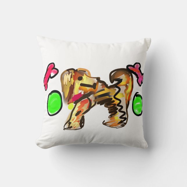 Almofada Golden retriever art (Frente)