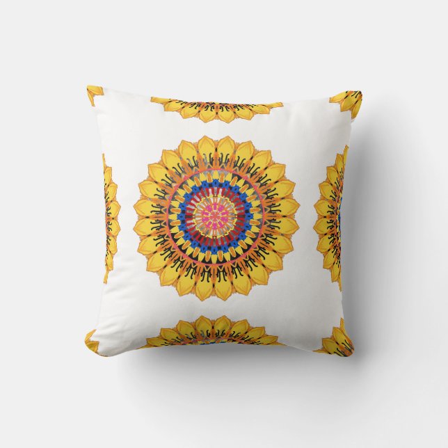 Almofada Golden sunburst  (Frente)