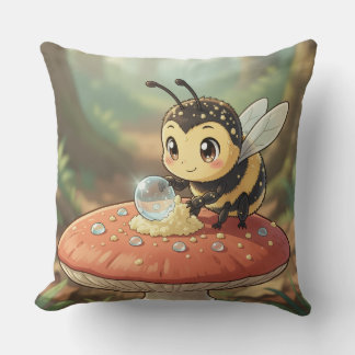 Almofada Goldene Hummel im Blütentanz 