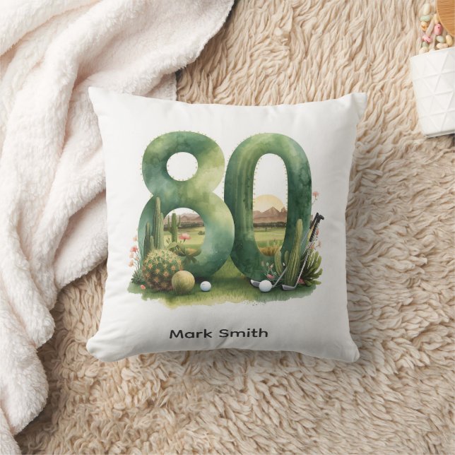 Almofada Golf 80th Birthday at Arizona (Cobertor)