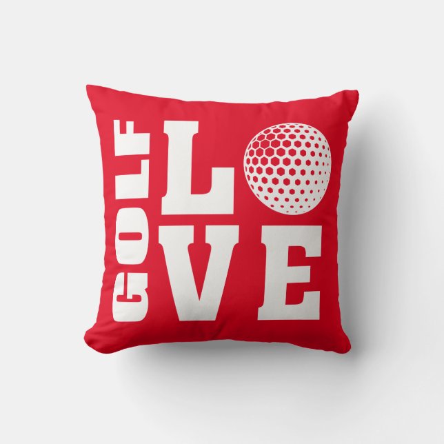 Almofada Golf Love Red (Frente)
