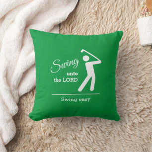 Almofada Golfe Cristão na moda Verde
