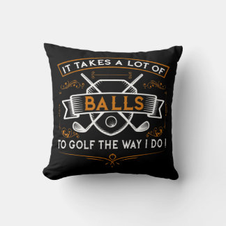 Almofada Golfe Divertido Que Leva Balls Xmas Ideia de Prese