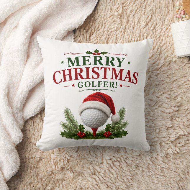Almofada Golfe tema de Natal para golfista (Cobertor)