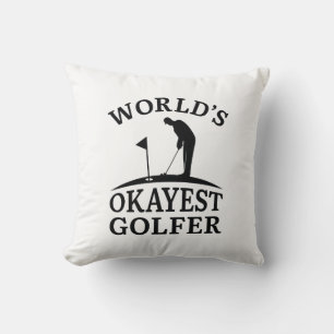 Almofada Golfer mais Okayest do Mundo