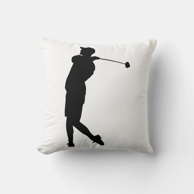 Almofada Golfer Silhouette (Frente)