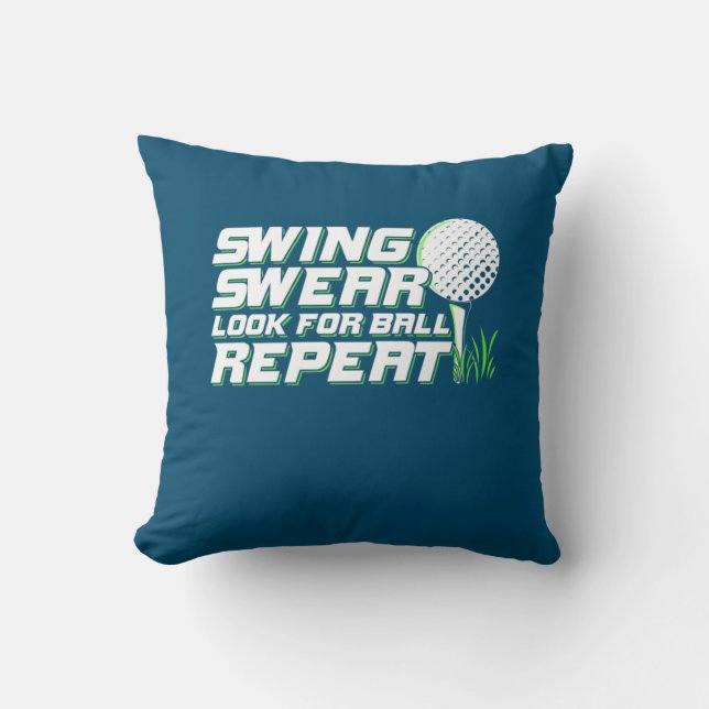 Almofada Golfer Swing Sweat Procura Bola (Frente)