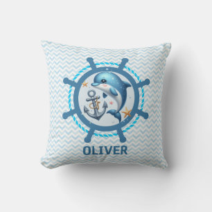 Almofada Golfinho e Âncora em Cuta Náutica na Roda do Navio