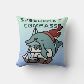 Almofada Golfinho minimalista navegando rápido e divertido